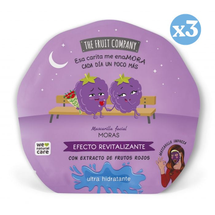 Pack 3x - Máscara de Amoras - The Fruit Company - The Fruit Company - 1