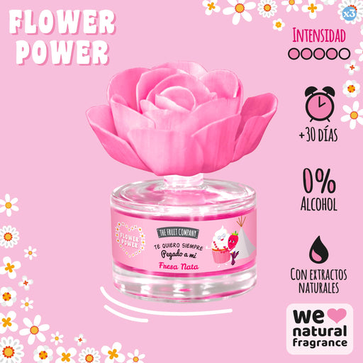 Pack 3x - Flor Perfumada Morango Creme - The Fruit Company - The Fruit Company - 2