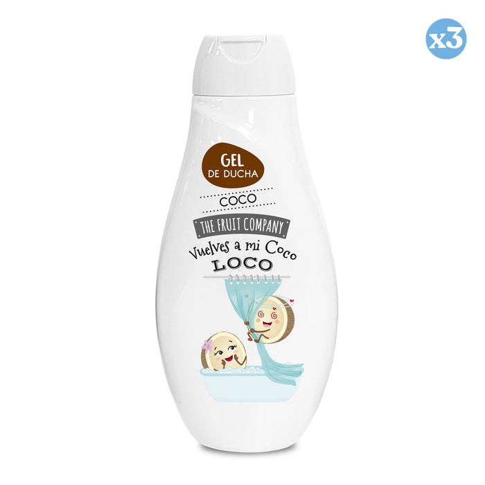 Pack 3x - Gel de Banho Coco 600 ml TFC - The Fruit Company - 1