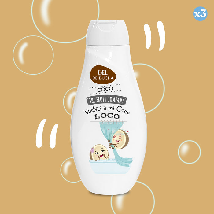 Pack 3x - Gel de Banho Coco 600 ml TFC - The Fruit Company - 2