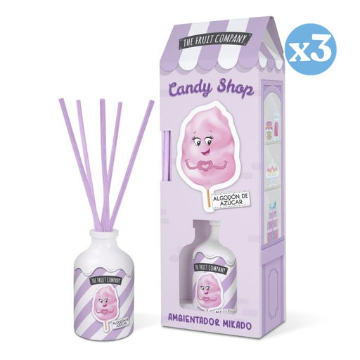 Pack 3x - Mikado Algodão Doce 40ml - Edição Candy - The Fruit Company - 1