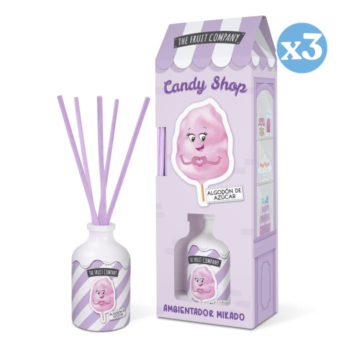 Pack 3x - Mikado Algodão Doce 40ml - Edição Candy - The Fruit Company - 1