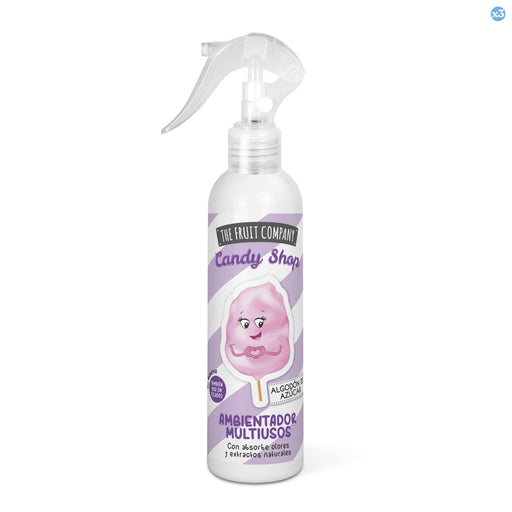 Pack 3x - Spray Ambientador Multiusos - Algodão Doce - Edição Candy 200ml - The Fruit Company - 1