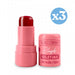 Pack 3x - 01 Blush Gelatina para Lábios e Bochechas - Pêssego - The Fruit Company - 1