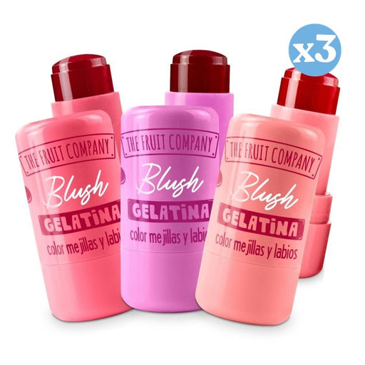 Pack 3x - 02 Geléia blush para lábios e bochechas - Melancia - The Fruit Company - 1