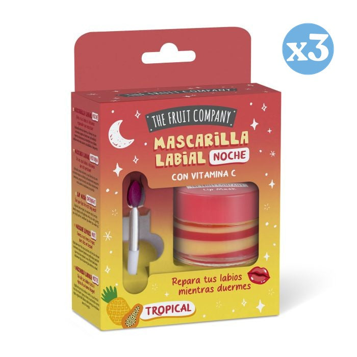 Pack 3x - Máscara Labial Tropical - Vitamina C 12ml - The Fruit Company - 1