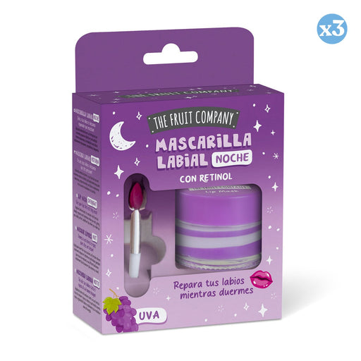 Pack 3x - Máscara labial Uva - Retinol 12ml - The Fruit Company - 1