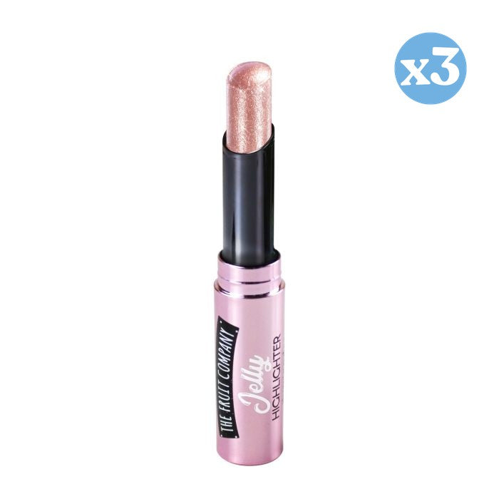 Pack 3x - ILUMINADOR EM GEL ROSY GEM - The Fruit Company - 1