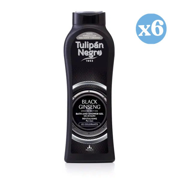 Conjunto 6x - Gel de luxo preto com ginseng - Tulipan Negro - 1