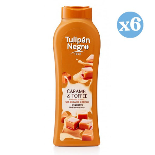 Pack 6x - Gel de banho caramelo creme toffee - Tulipan Negro - 1