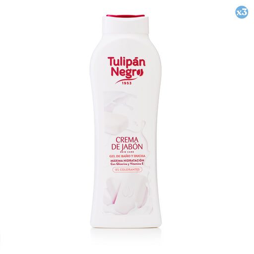 Pack 3x - Gel de banho creme de sabão - Tulipan Negro - 1