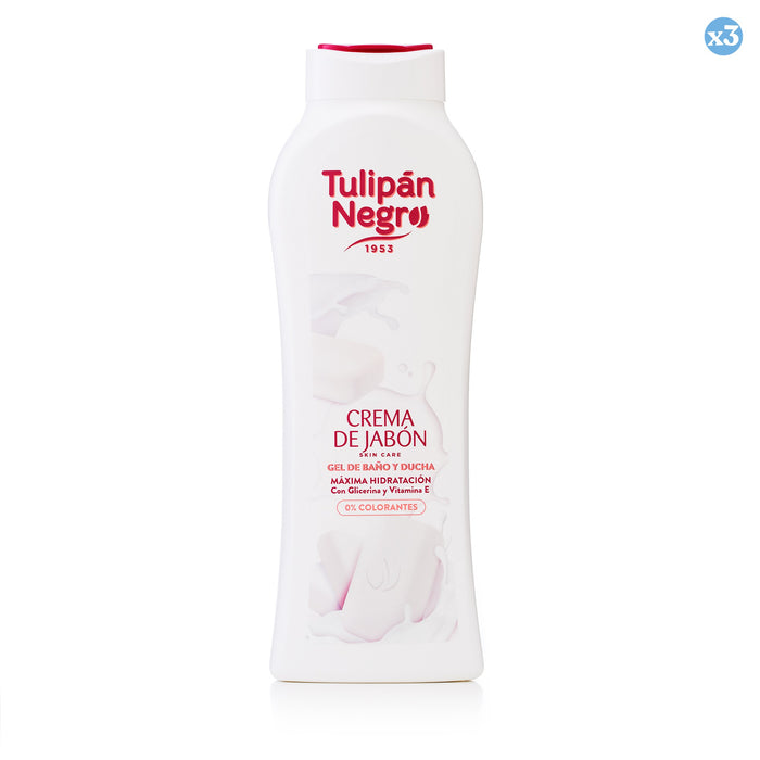 Pack 3x - Gel de banho creme de sabão - Tulipan Negro - 1