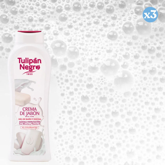 Pack 3x - Gel de banho creme de sabão - Tulipan Negro - 2
