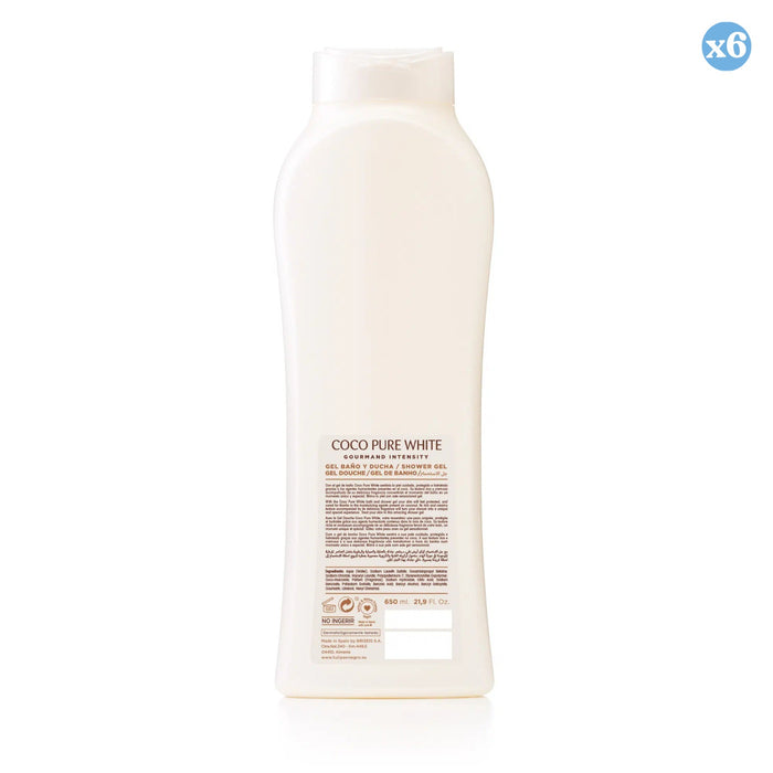 Pack 6x - Gel coco pure white - Tulipan Negro - 4