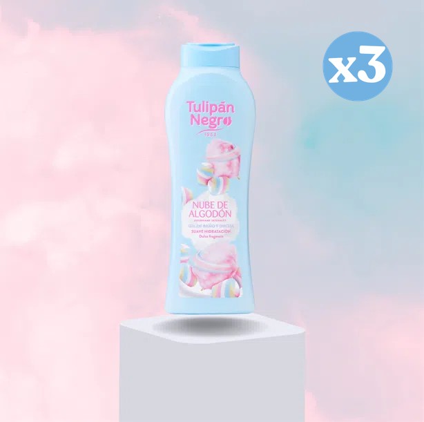 Pack 3x - Gel nuvem de algodão - Tulipan Negro - 3