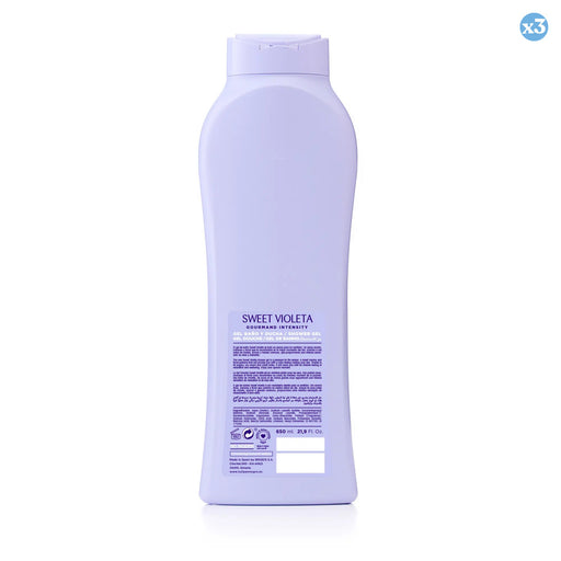 Pack 3x - Gel de banho e duche sweet violeta - Tulipan Negro - 2
