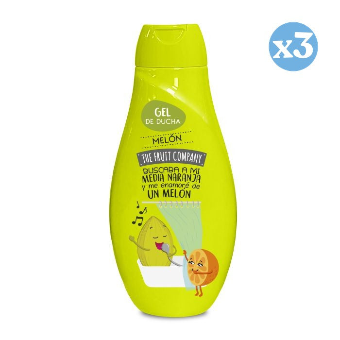 Pack 3x - Gel de Banho Melão - The Fruit Company - 1