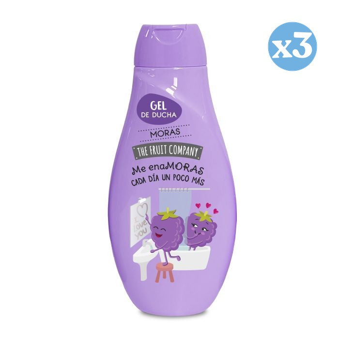 Pack 3x - Gel de Banho de Amoras - The Fruit Company - 1