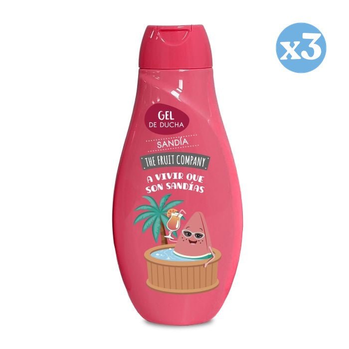 Pack 3x - Gel de Ducha Melancia - The Fruit Company - 1