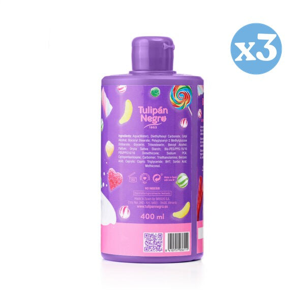 Pack 3x - Loção corporal fantasia de doces - Tulipan Negro - 1