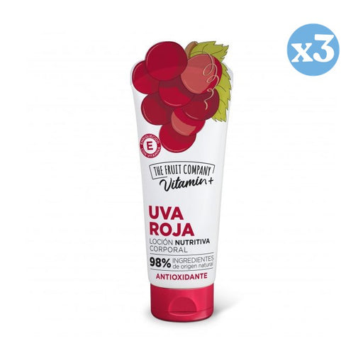 Pack 3x - Loção Corporal Antioxidante de Uva - The Fruit Company - 1