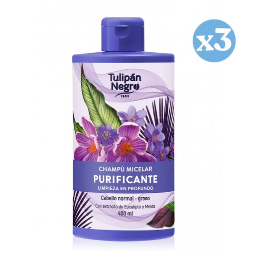 Pack 3x - Champô micelar purificante - Tulipan Negro - 1