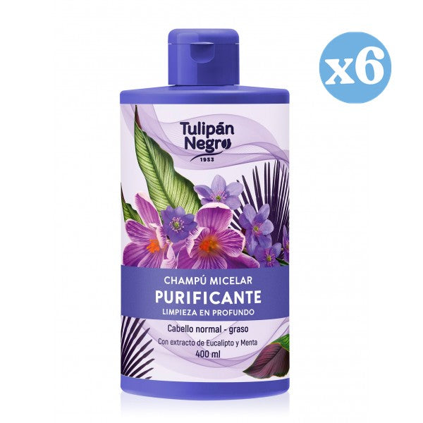 Pack 6x - Champô micelar purificante - Tulipan Negro - 1