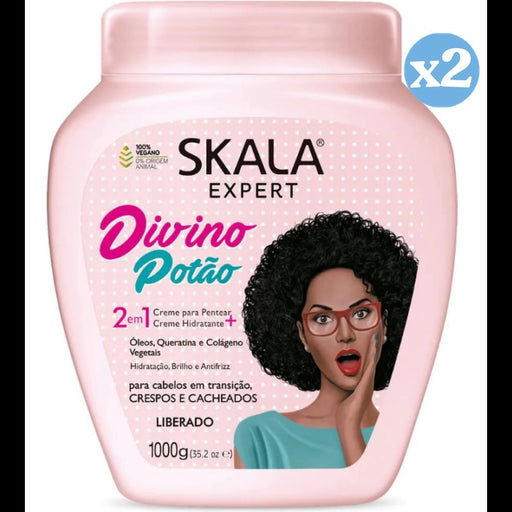 Pack 2x - CREME CONDICIONANTE DIVINO POTAO 1000ML - Skala - 1