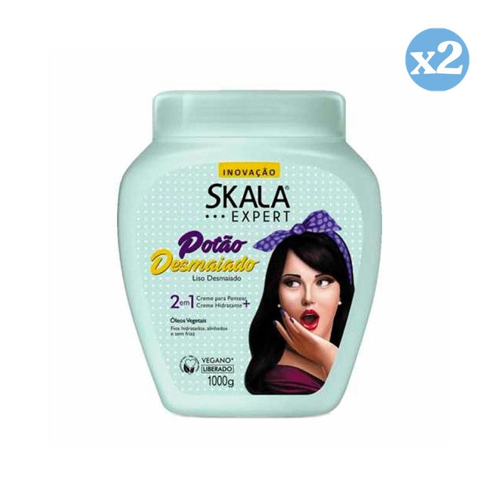 Pack 2x - CREME CONDICIONADORA POTAO DESMAIADO 1000ML - Skala - 1