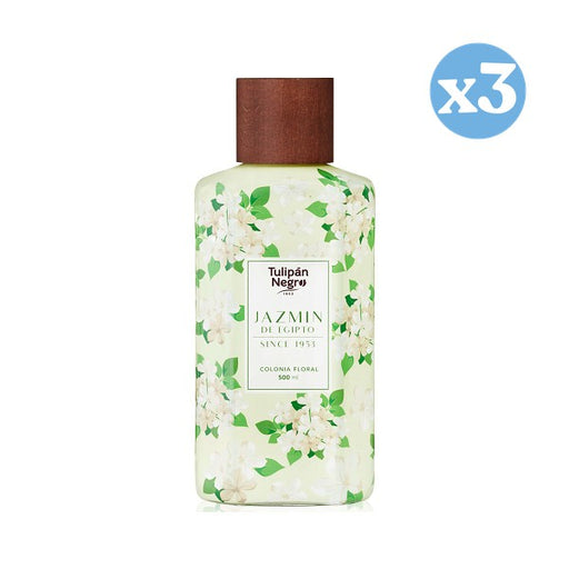 Pack 3x - Colônia Floral Jasmim do Egito: 500 ML - Tulipan Negro - 1
