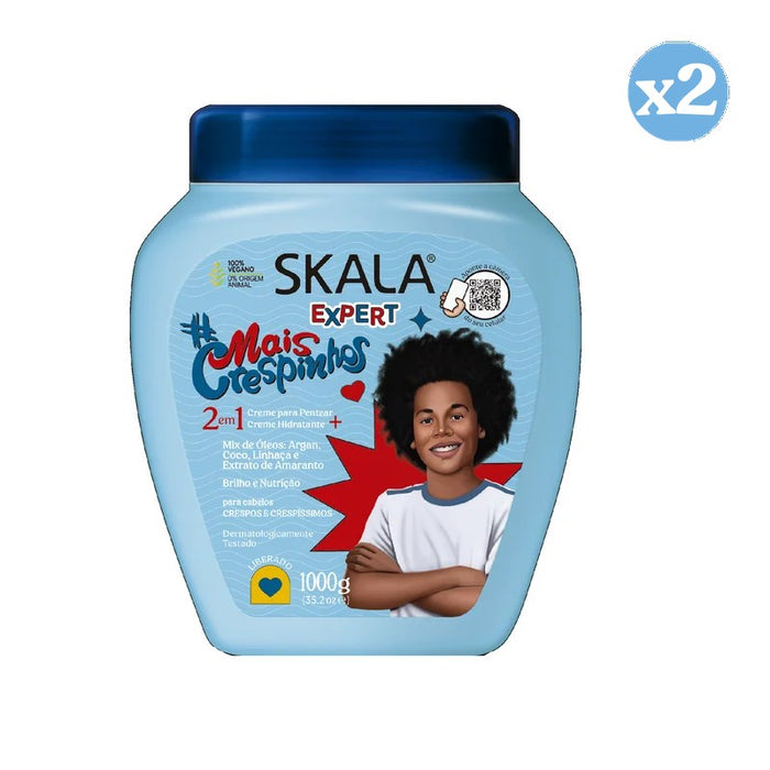 Pack 2x - Máscara Mais Crespinhos - 1000ml - Skala - Skala - 1
