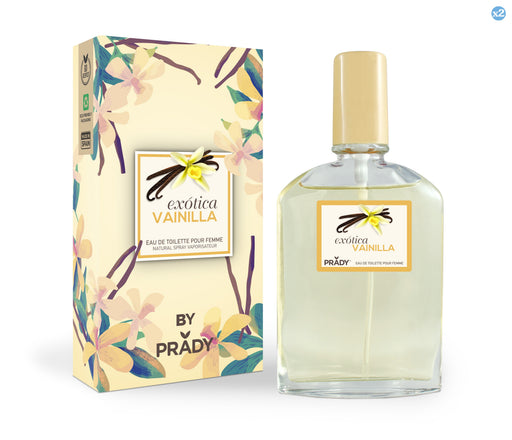 Pack 2x - Eau de Toilette Baunilha Exótica - 90ml - Prady - Prady - 1