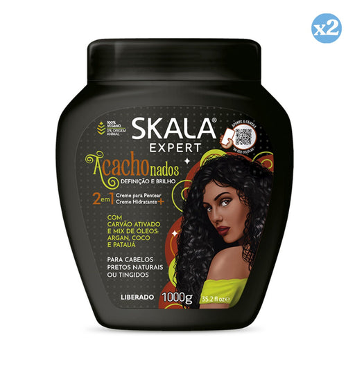 Pack 2x - CONDICIONADOR CAPILAR PARA CACHOS 1000ML - Skala - 1
