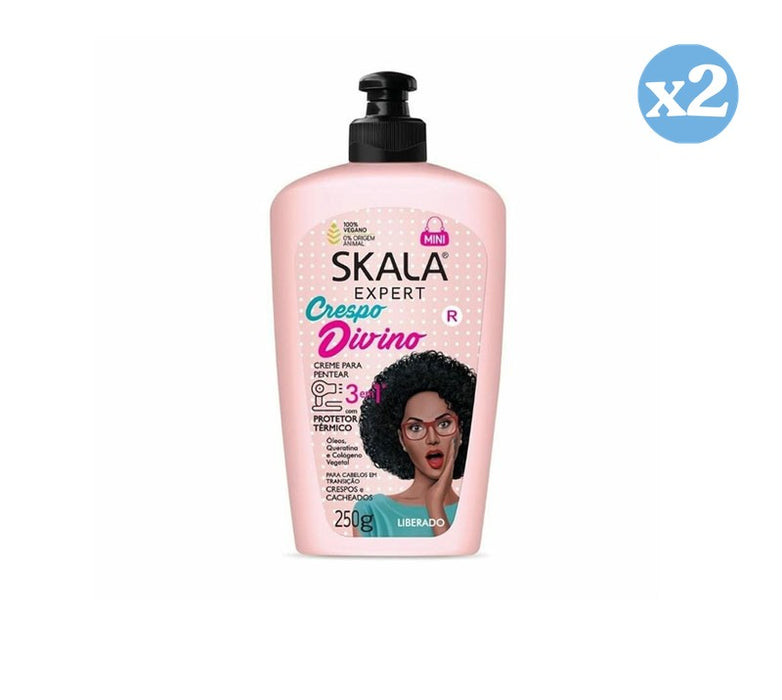 Pack 2x - Creme para Pentear Cachos Divinos 250g - Skala - 1
