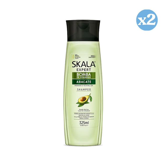 Pack 2x - Champô Bomba Vitaminas Abacate 325ml - Skala - 1