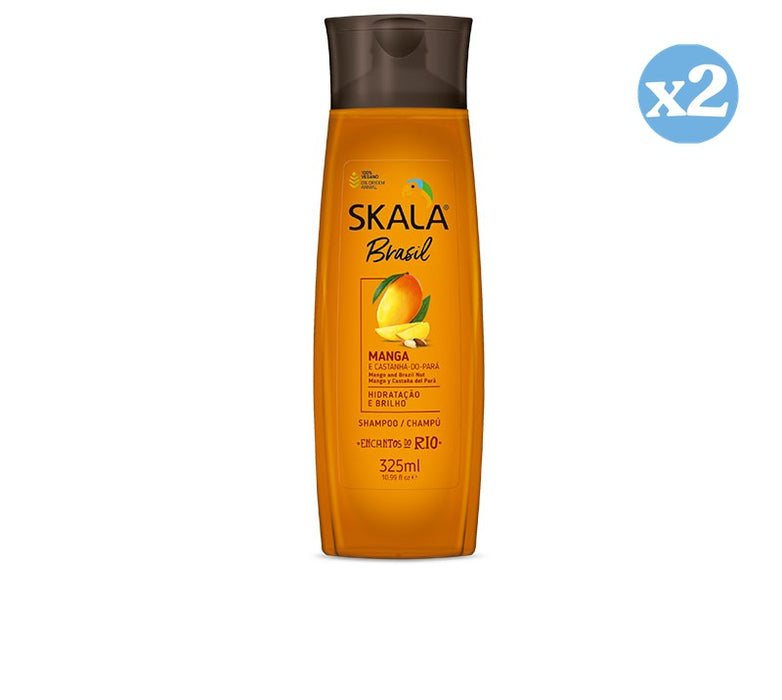 Pack 2x - Champô Manga E Castanha Do Pará 325ml - Skala - 1