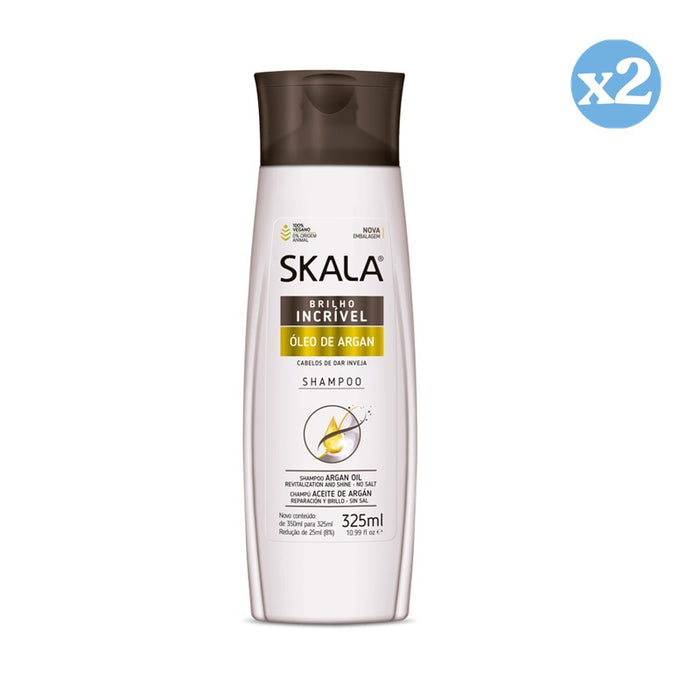 Pack 2x - Champô Óleo de Argan 325ml - Skala - 1