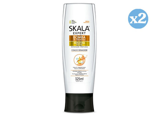 Pack 2x - Condicionador Bomba Vitaminas Queratina 325Ml - Skala - 1