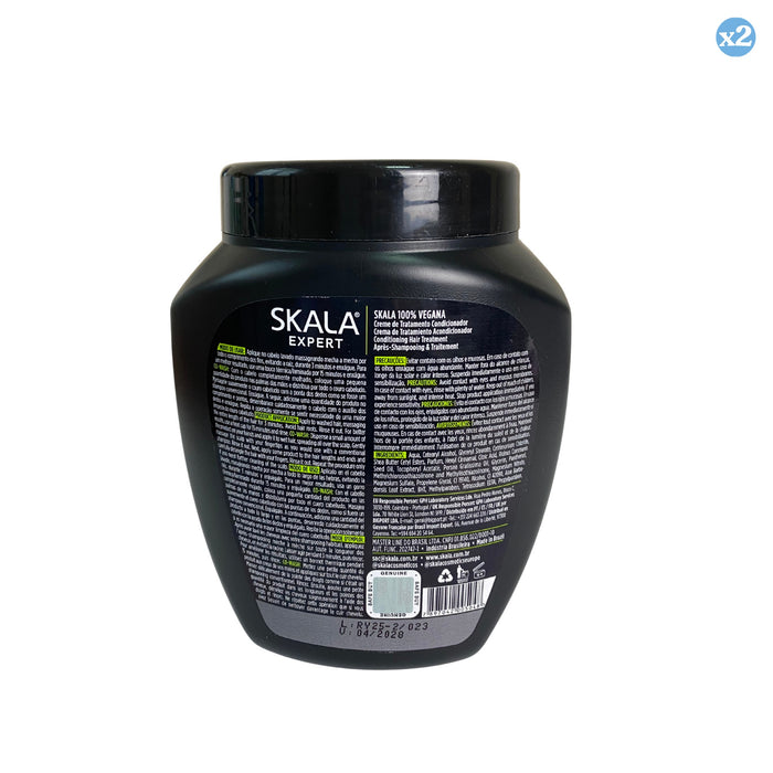 Pack 2x - Creme Condicionador Bomba Vitaminas Abacate 1000Ml - Skala - 4