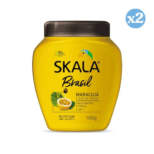 Pack 2x - Máscara Condicionadora Maracujá e Óleo de Patauá 1000ml - Skala - 1