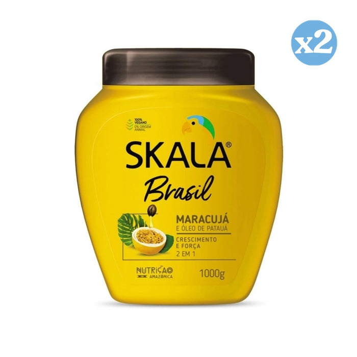 Pack 2x - Máscara Condicionadora Maracujá e Óleo de Patauá 1000ml - Skala - 1