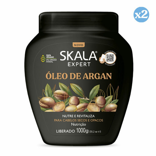 Pack 2x - Creme Condicionadora Óleo de Argan 1000Ml - Skala - 1