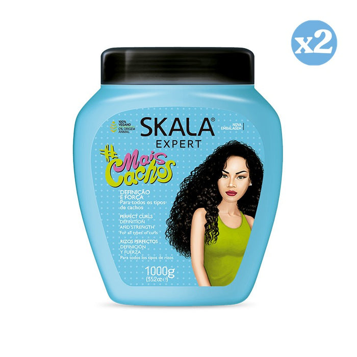 Pack 2x - Creme Condicionador Mais Cachos 1000ml - Skala - 1