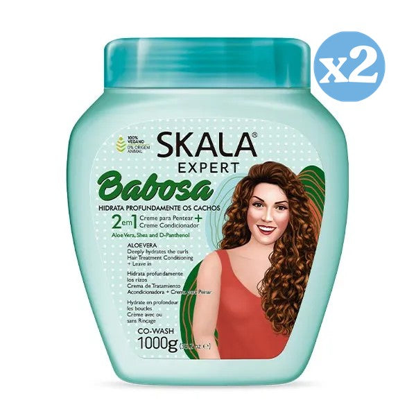 Pack 2x - Creme Condicionador de Babosa Hidronutritivo 1000Ml - Skala - 1