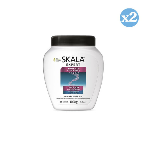 Pack 2x - Creme Condicionador Bomba de Vitaminas 1000ml - Skala - 2