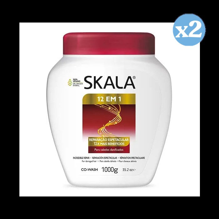 Conjunto 2x - Creme Condicionador 12 Em 1 1000Ml - Skala - 1