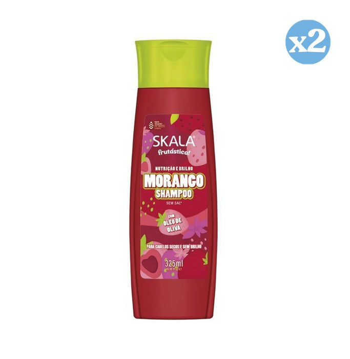 Pack 2x - SHAMPOO DE MORANGO FRUTASTICA 325ML - Skala - 1