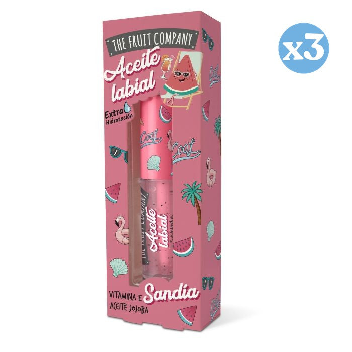 Pack 3x - Óleo Labial de Melancia - The Fruit Company - 1