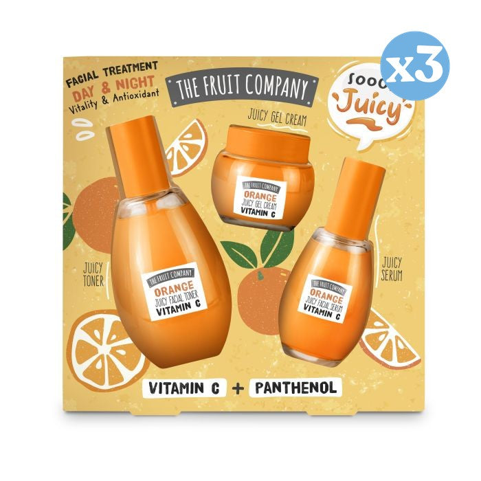 Pack 3x - Conjunto de Tratamento Facial Laranja - The Fruit Company - 1