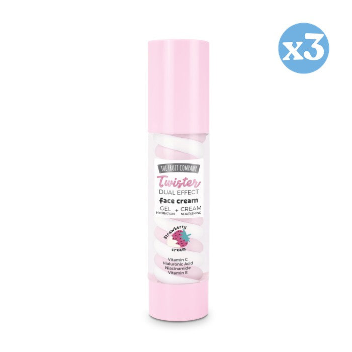 Conjunto de 3 unidades - Creme Facial Twister Dual Effect 50 gr - The Fruit Company - 1